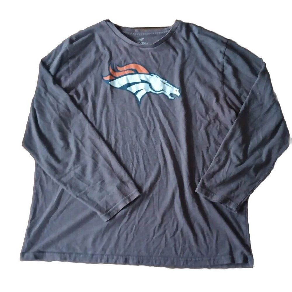 Denver Broncos shirt extra large team apparel Long Sleeve NFL Football